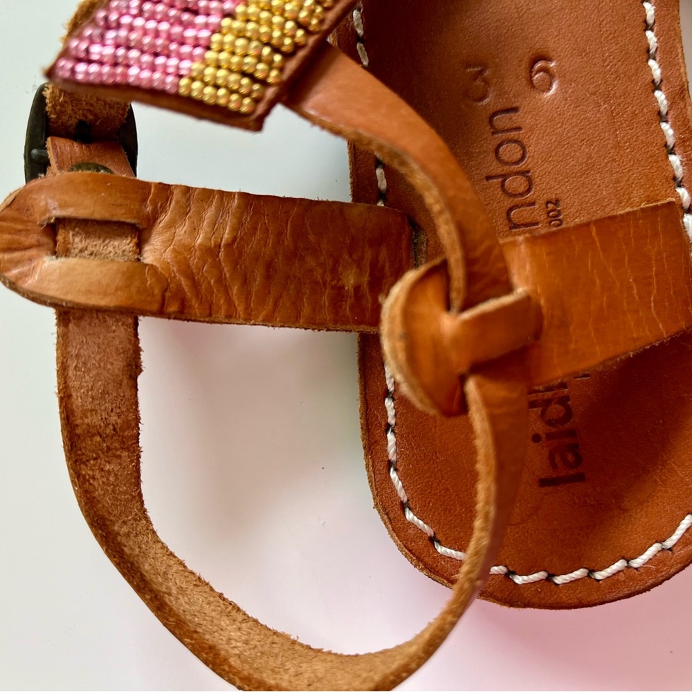 Anthropologie Laidback London Lightning Bolt Sandals• Sz 36 - Picture 16 of 16